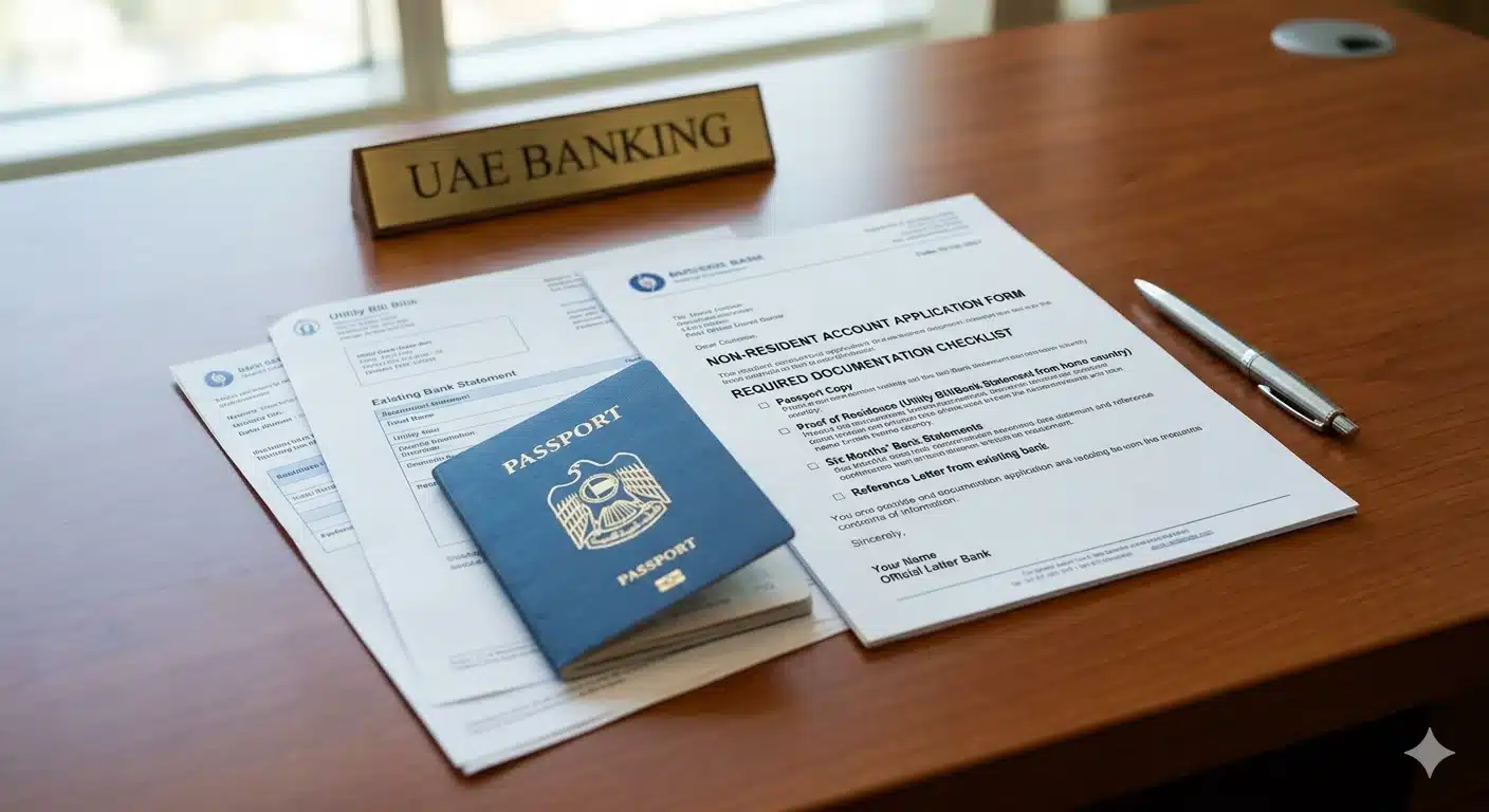 Documents to open UAE bank account as a non-resident