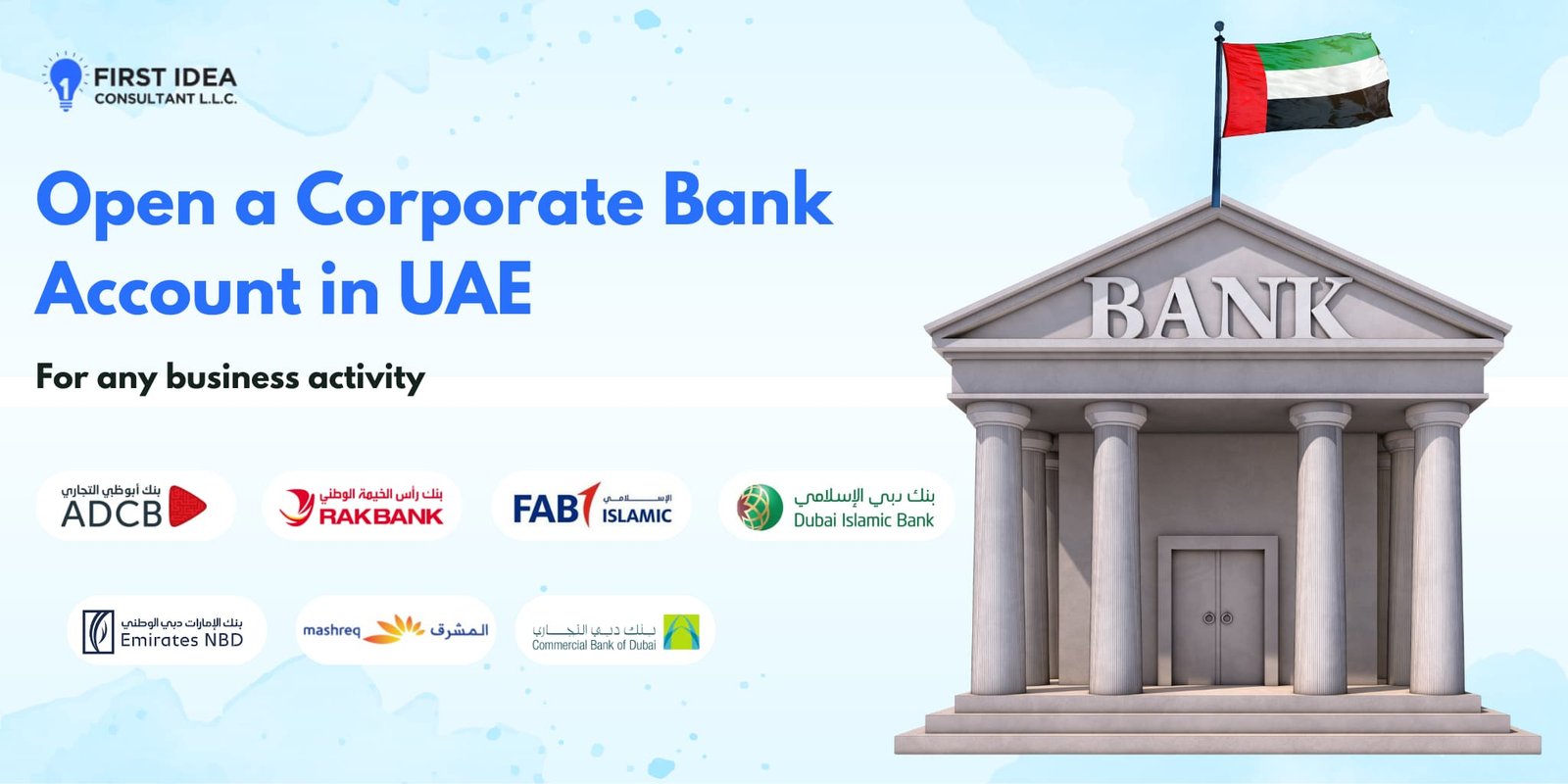 Open a corporate bank account in UAE